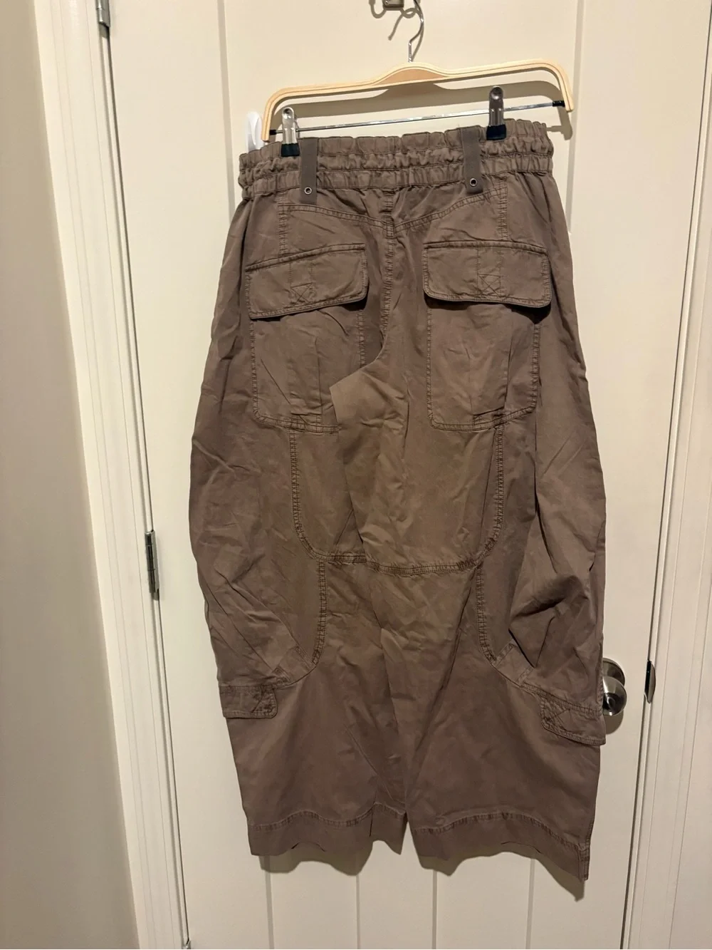 Free People We The Free Onset Pull-On Cargo Pants Small Color: Dusted Cocoa NWT - Picture 5 of 6